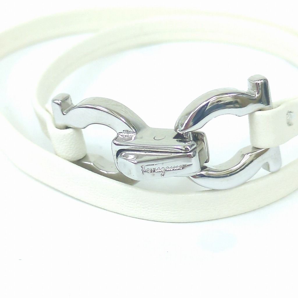 □新品同様□ Salvatore Ferragamo フェラガモ ダブルガンチーニ