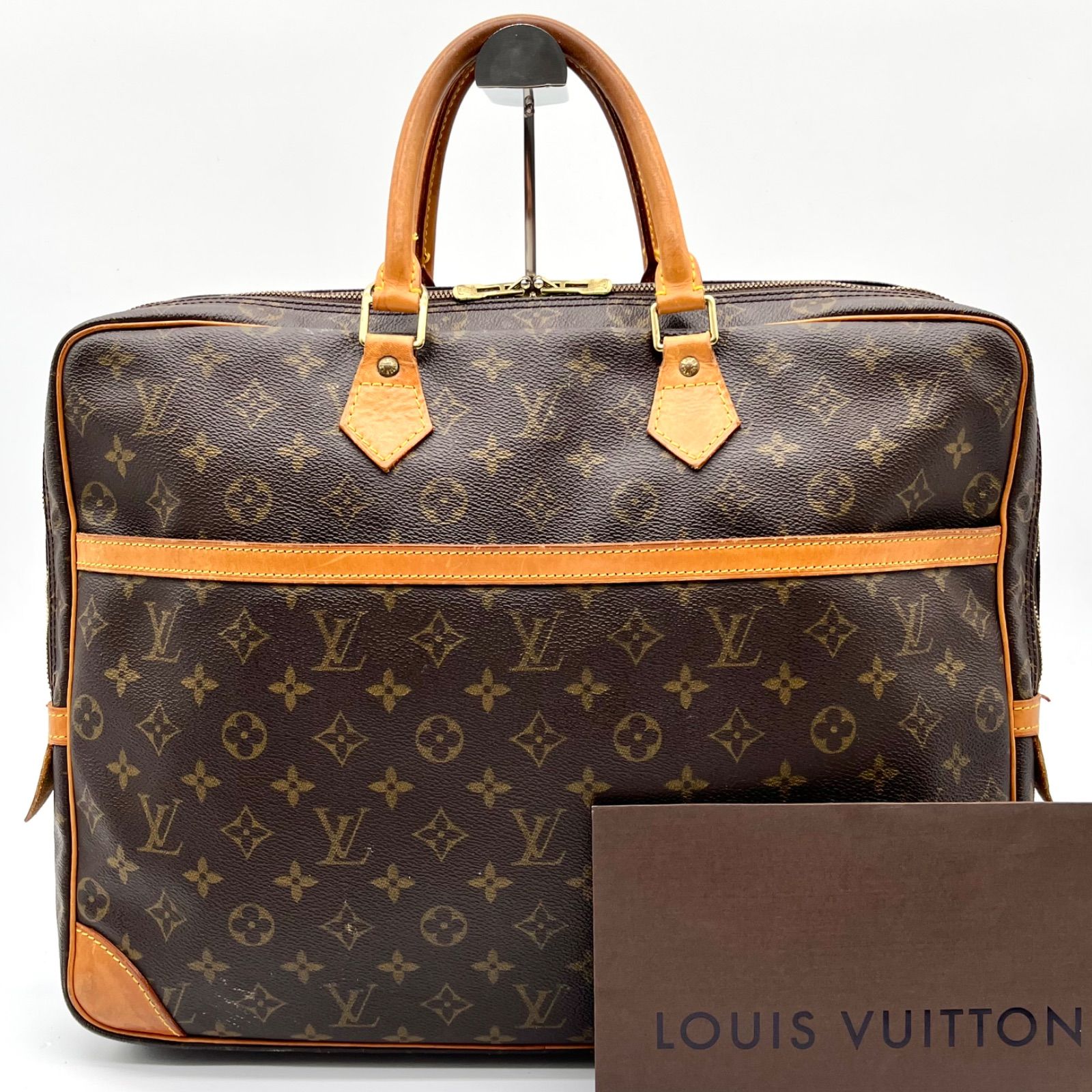 LOUIS VUITTON ルイヴィトン モノグラム ポルトドキュマン ヴォワヤージュ 2コンパートメント ブリーフケース ビジネスバッグ トートバッグ ハンドバッグ ボストンバッグ M53362