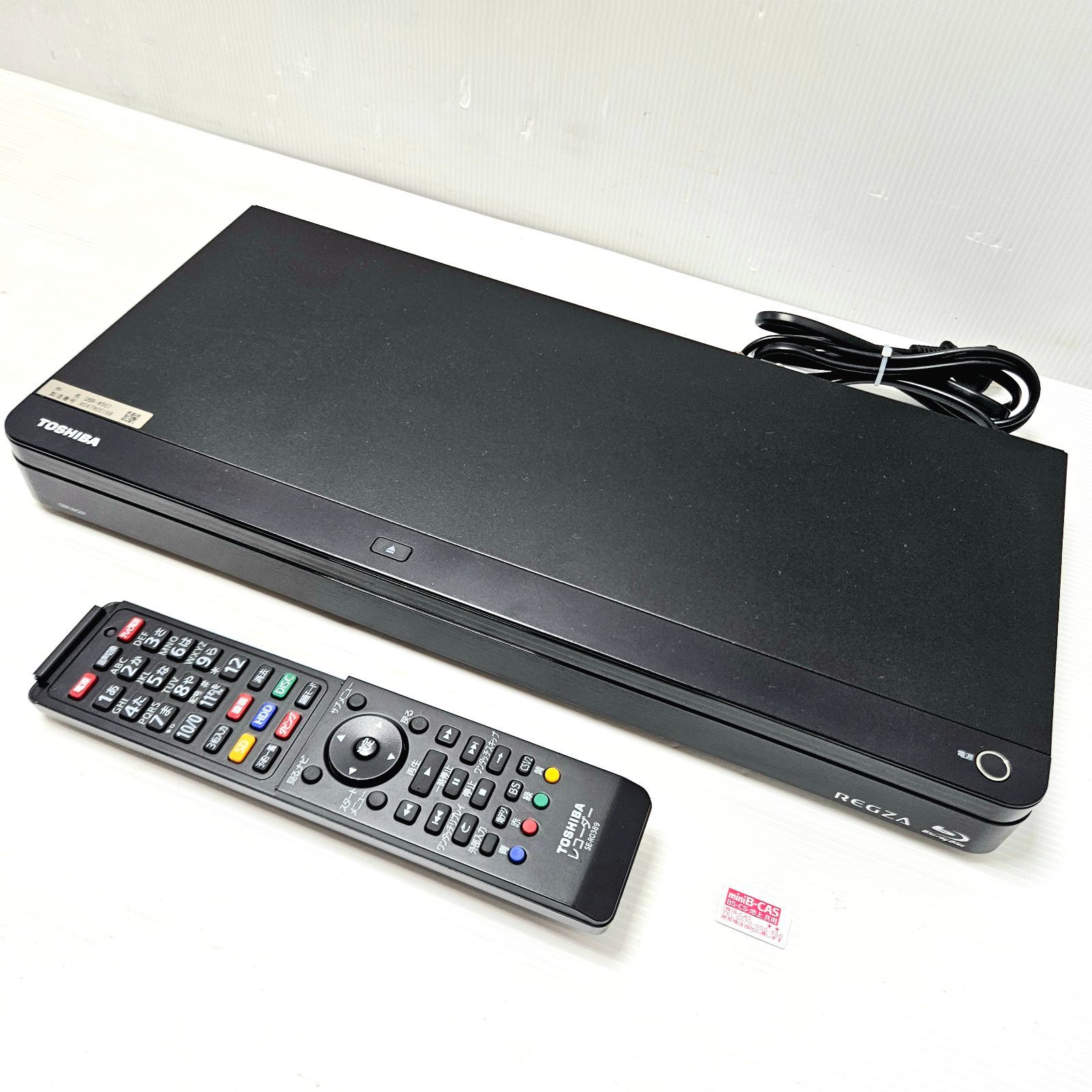 現状品】TOSHIBA REGZA DBR-W507 ブルーレイレコーダー 500GB 2017年製
