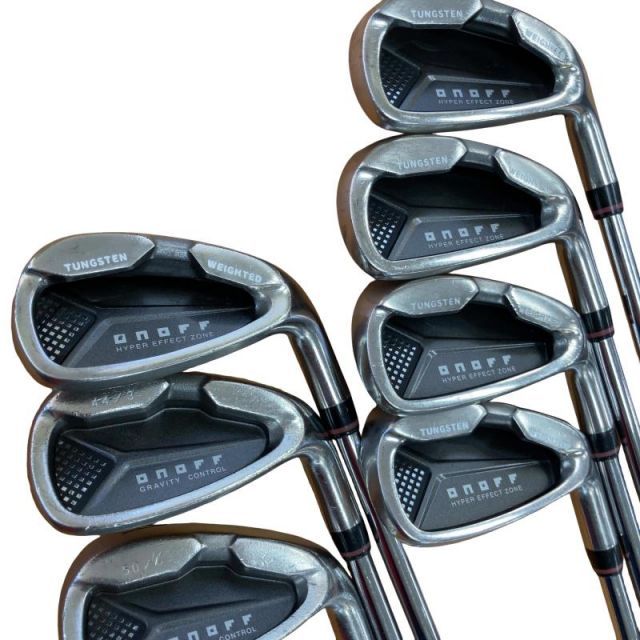 【中古】 ダイワ(グローブライド) ONOFF(2012) 8S アイアンセット IR NS PRO 850GH (フレックスR) メンズ 男性用 右利き 右用 Cランク ゴルフクラブ