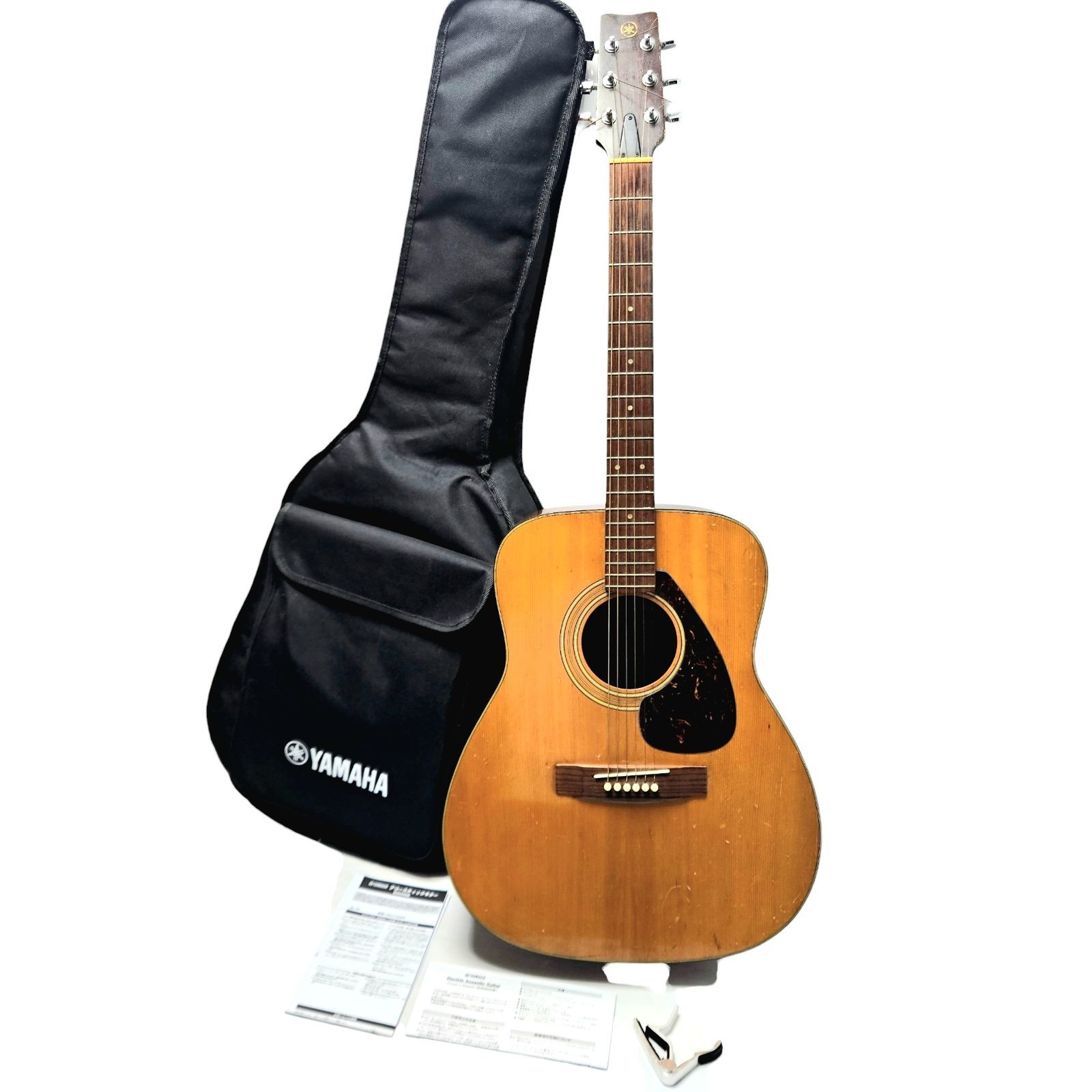 【現状品】YAMAHA FG-180J 日本製 アコースティックギター Nippon Gakki ソフトケース付