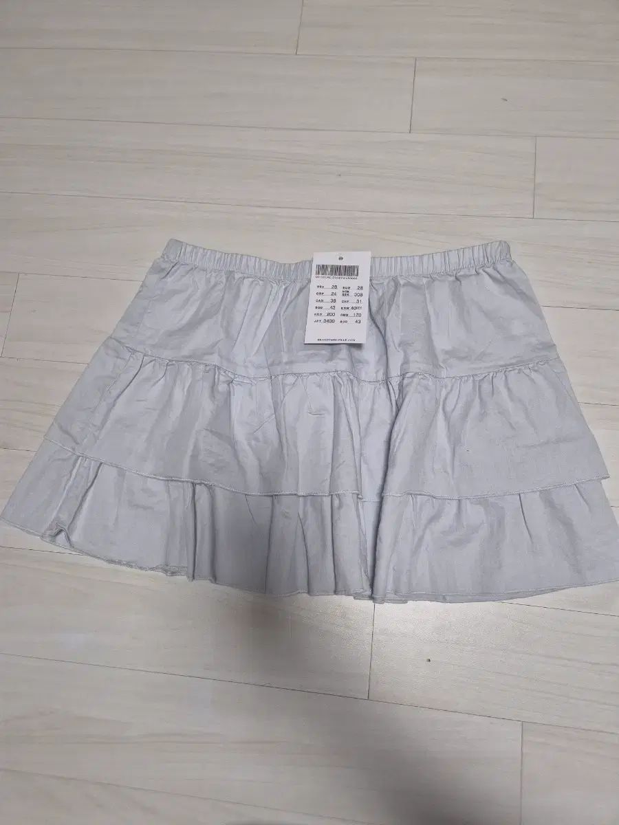 ブランディー メルビル スカイブルー ミニスカート