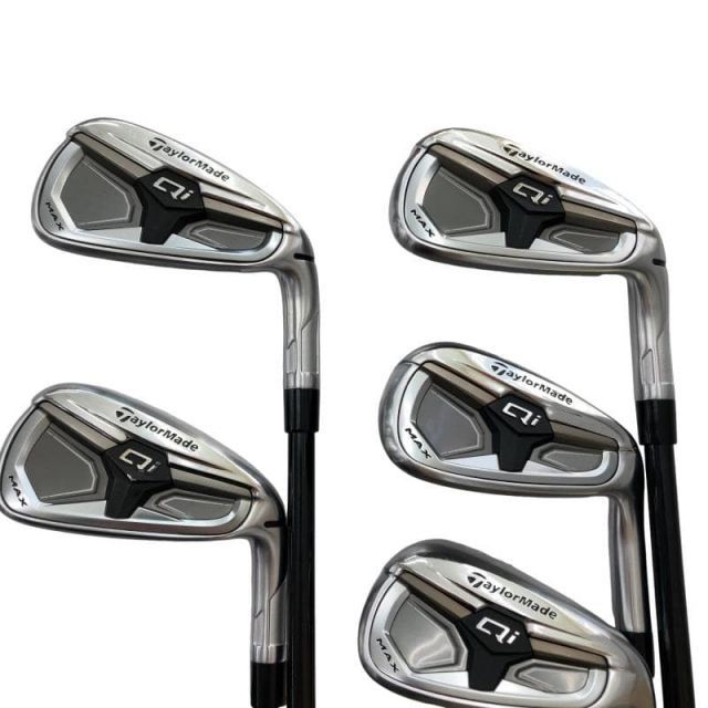 【中古】 テーラーメイド Qi MAX(2026) 6S アイアンセット IR REAX 65(Qi4D IR) (フレックスR) メンズ 男性用 右利き 右用 Cランク ゴルフクラブ