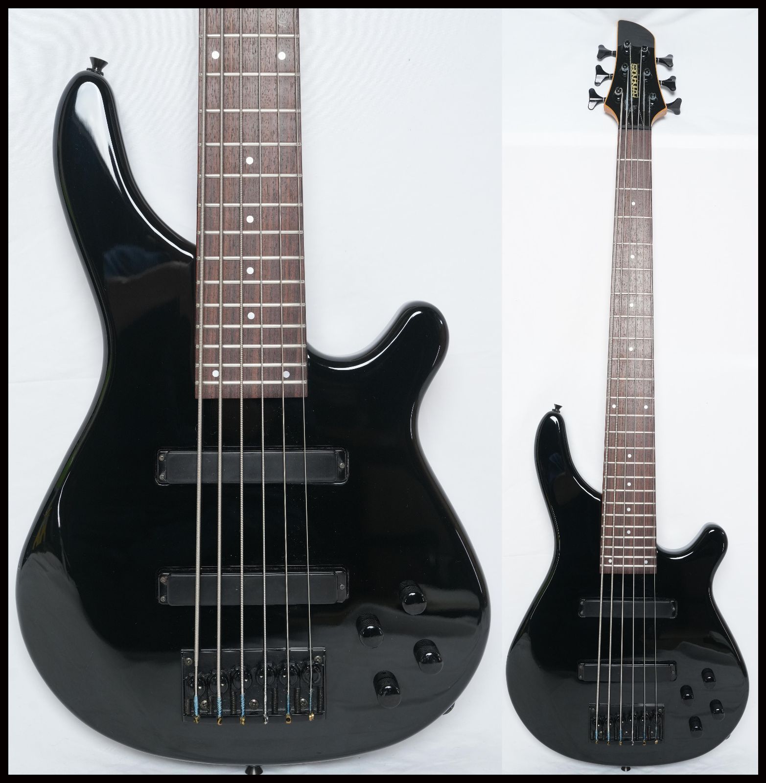 FERNANDES FRB-105 6弦ベース ☆FERNANDES FRB-105 BLACK 6弦ベース 90年代 日本製 美品☆ - メルカリ