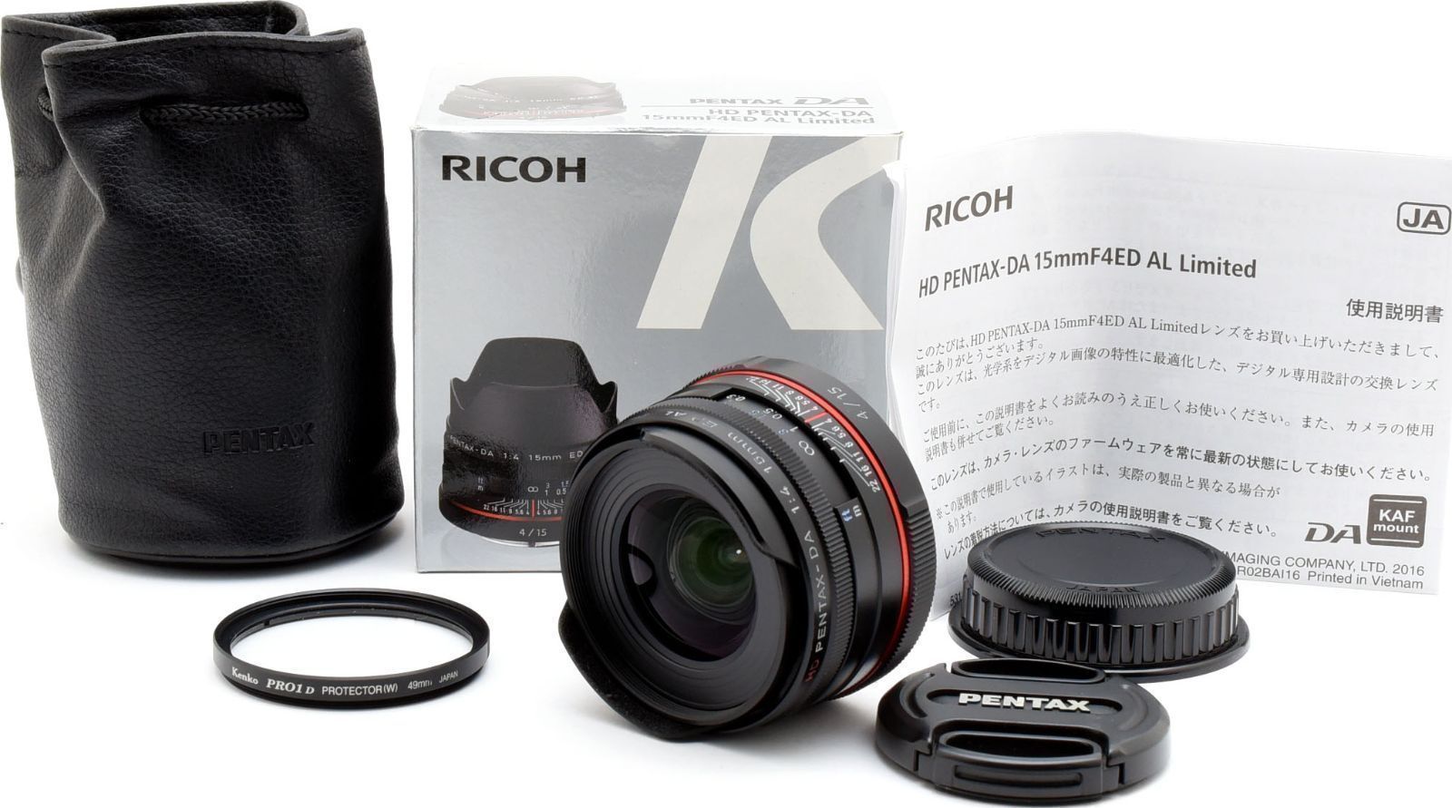 C27[7516]22美品 HD PENTAX-DA 15mm F4 AL C27[7516]22☆美品☆ ペンタックス HD PENTAX-DA 15mm F4 ED AL