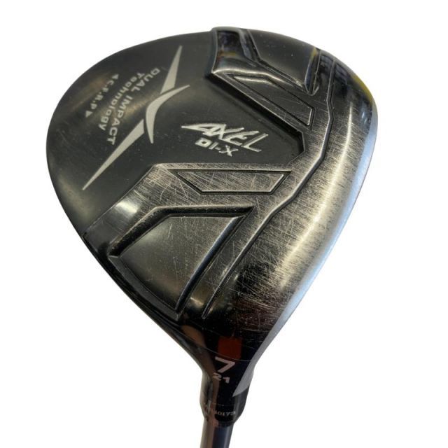 【中古】 つるや AXEL DI-X 7W フェアウェイウッド FW DI-X Speeder RED(STANDARD FW) (フレックスR) メンズ 男性用 右利き 右用 Cランク ゴルフクラブ