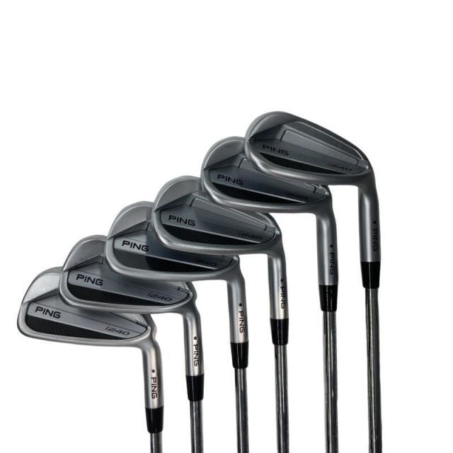 【中古】 ピン i240 7S アイアンセット IR PING AWT 3.0 LITE (フレックスS) メンズ 男性用 右利き 右用 Bランク ゴルフクラブ