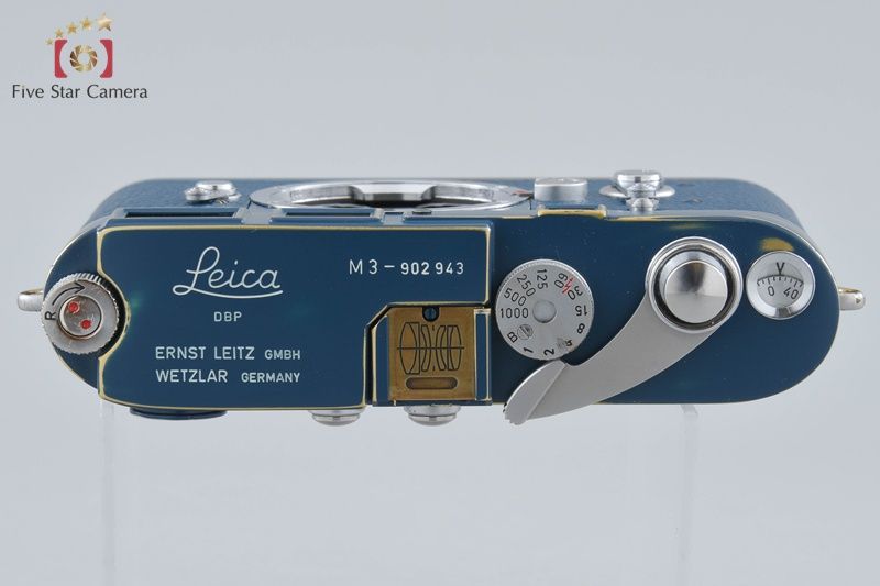中古】Leica ライカ M3 ダブルストローク ブルーリペイント レンジ 中古】Leica ライカ M3 ダブルストローク ブルーリペイント レンジ