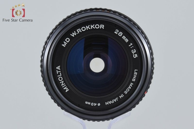 中古】MINOLTA ミノルタ MD W.ROKKOR 28mm f/3.5 - メルカリ