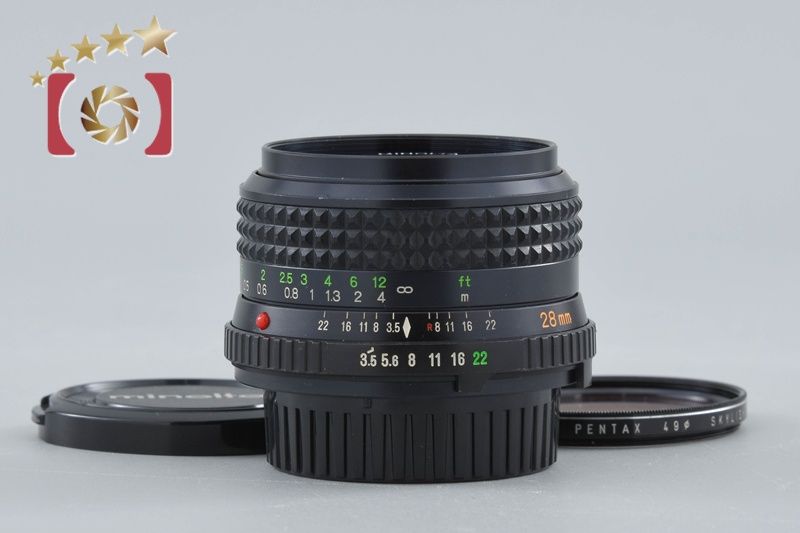 中古】MINOLTA ミノルタ MD W.ROKKOR 28mm f/3.5 - メルカリ