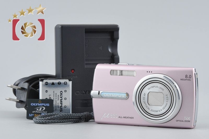 中古】OLYMPUS オリンパス μ830 シャイニーピンク コンパクトデジタル