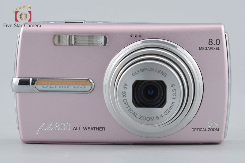 中古】OLYMPUS オリンパス μ830 シャイニーピンク コンパクトデジタル