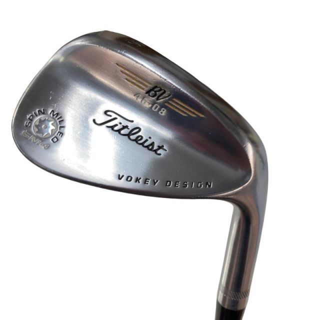 【中古】 タイトリスト VOKEY SPIN MILLED SM4 ツアークロム 46°/08° ウェッジ WG リシャフト (フレックスその他) メンズ 男性用 右利き 右用 Cランク ゴルフクラブ