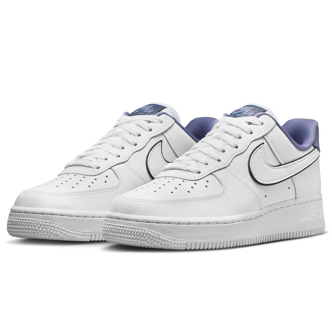 [ナイキ] エア フォース 1 '07 W AIR FORCE 1 '07 ホワイト/ミッドナイトネイビー/ワールドインディゴ IO4226-102 23.0cm [23.0 cm]