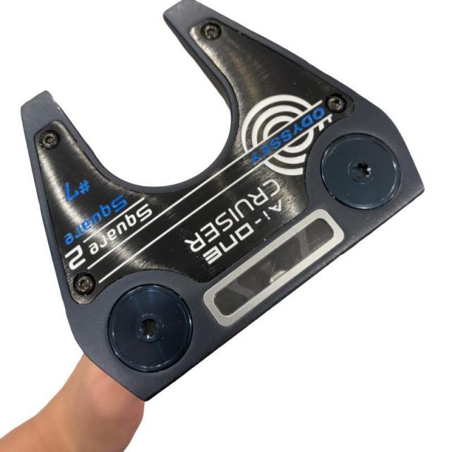 【中古】 オデッセイ Ai-ONE SQUARE 2 SQUARE #7 CRUISER 38インチ パター PT STROKE LAB 140 スチール (フレックスその他) メンズ 男性用 右利き 右用 Cランク ゴルフクラブ