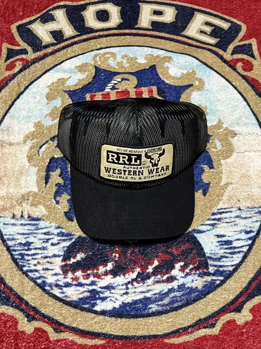 RRL(ダブルアールエル) デニム ビル メッシ トラッカーキャップ - メルカリ