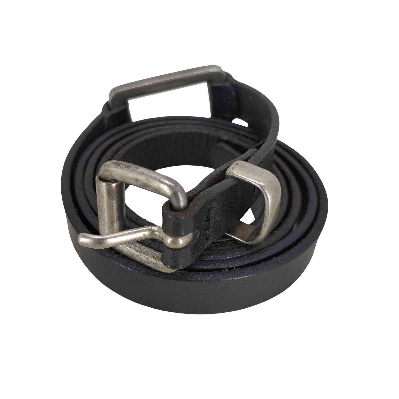ディーゼルブラックゴールド DIESEL BLACK GOLD レザーナローベルト