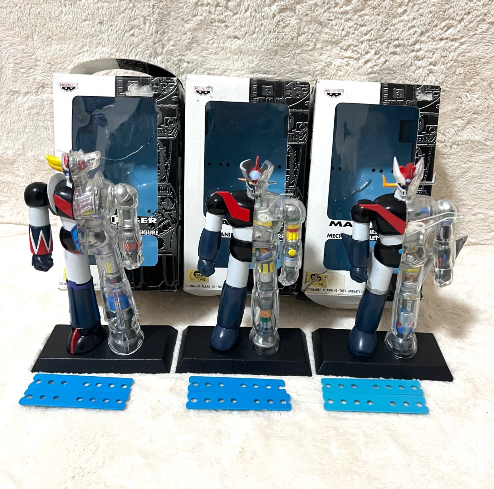 【即購入ok!!】マジンガーシリーズ メカニック スケルトン フィギュア 全3種 マジンガーシリーズ メカニックスケルトン ロボット フィギュア 全3種