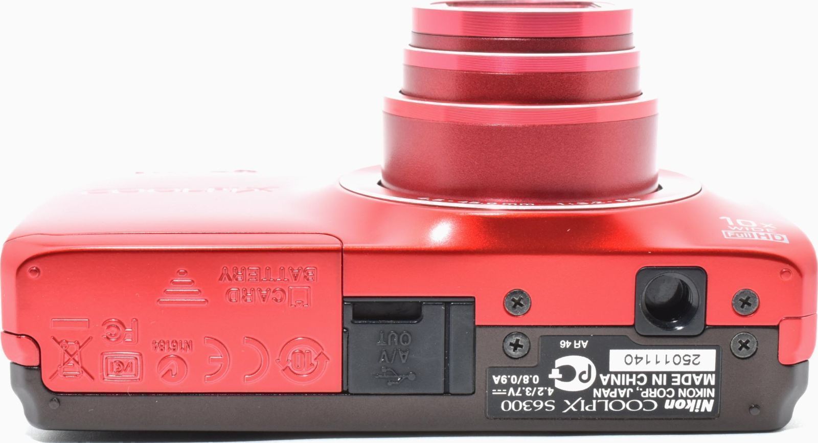 B24[7314A]8 ニコン Nikon COOLPIX S6300 レッド