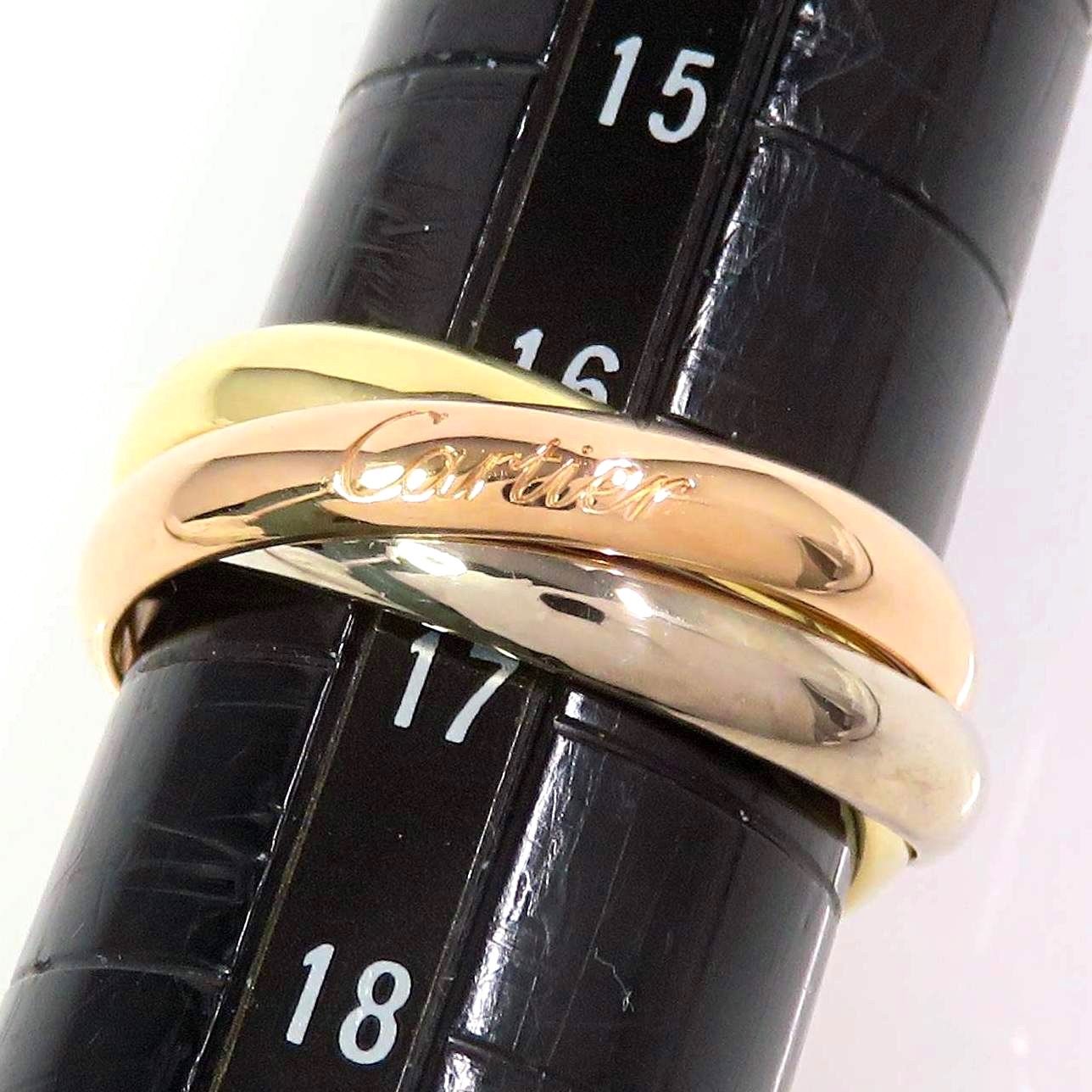 Cartier カルティエ 750 トリニティ リング #57 クラシックモデル