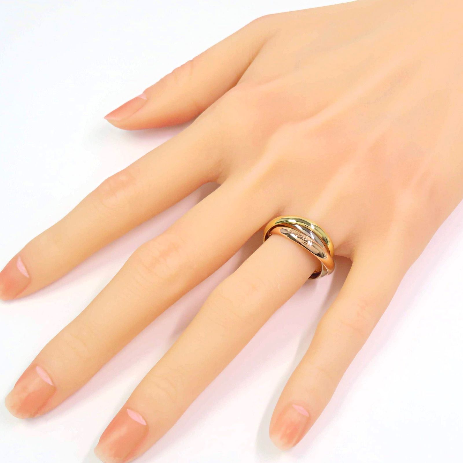 Cartier カルティエ 750 トリニティ リング #57 クラシックモデル