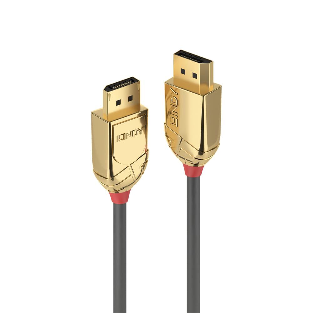 新品 LINDY 3m GOLD LINE DisplayPort 1.4ケーブル(型番:36293)