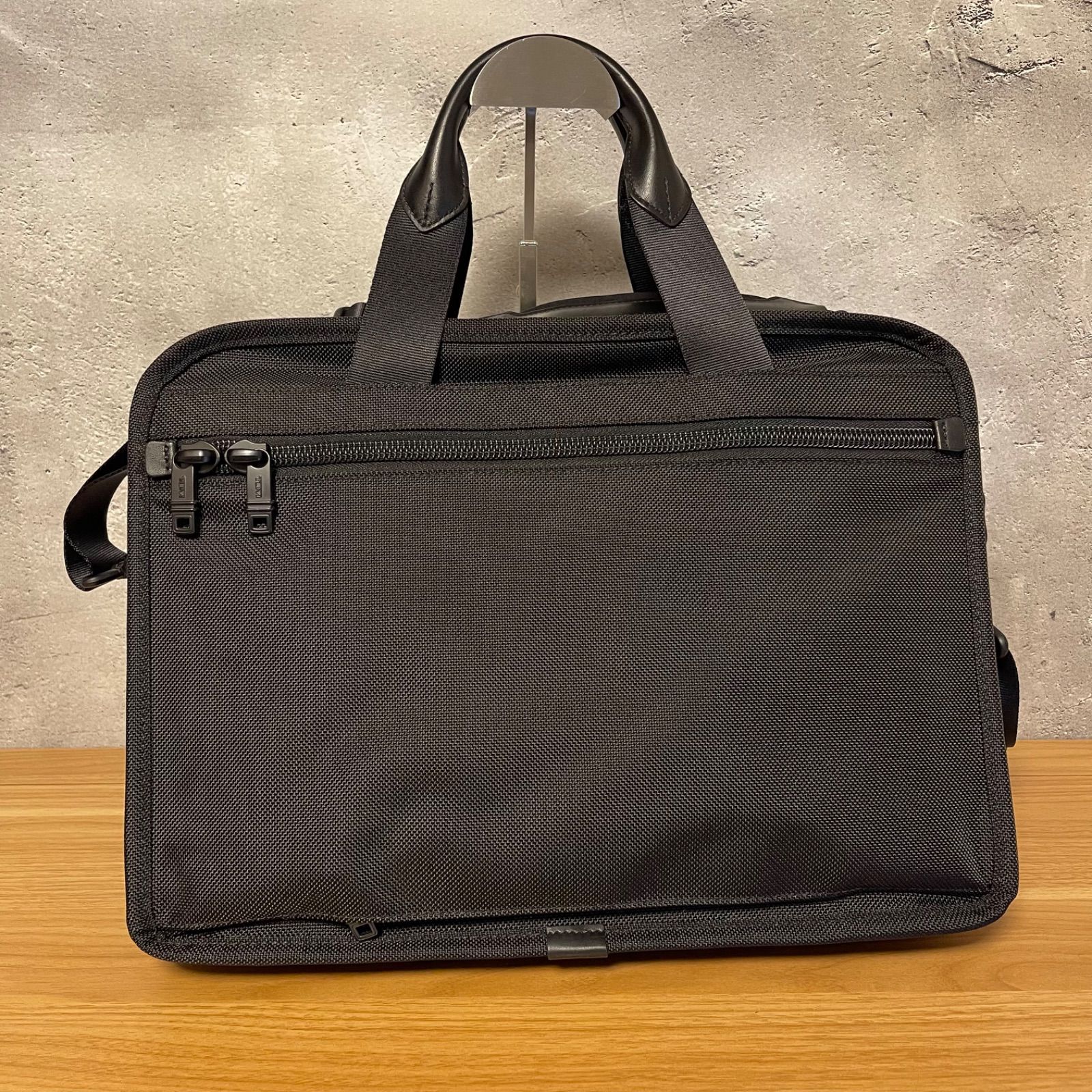 ✨美品 TUMI エクスパンダブル 2WAYブリーフケース ポーチ付き Green
