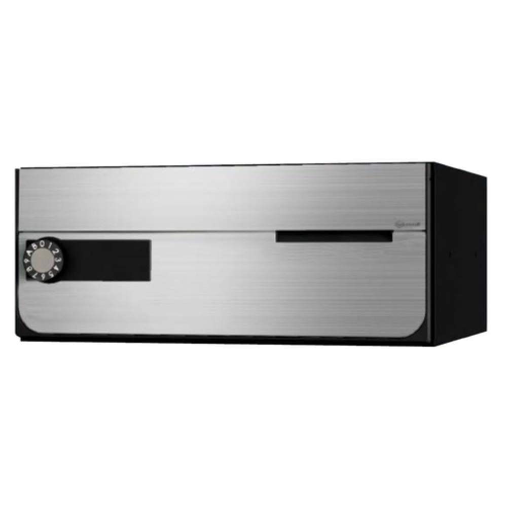 新品 ナスタ(NASTA) ポスト 前入前出 屋内タイプ 静音大型ダイヤル錠 KS-MB7002PY-L-S ステンレスヘアーライン 本体: 奥行15cm 本体: 高さ31.62cm 本体: 幅36cm