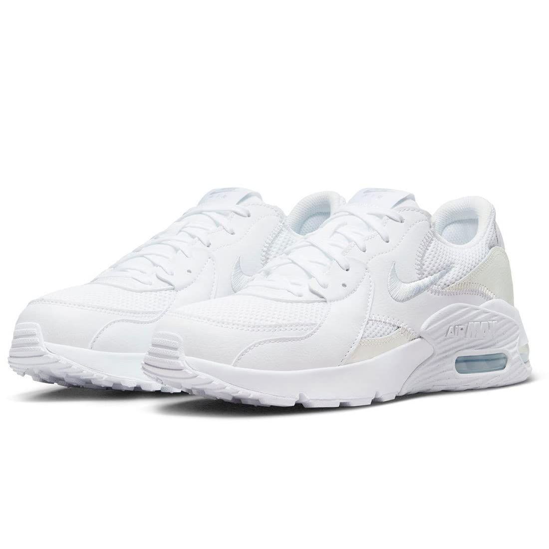 [ナイキ] エア マックス エクシー W AIRMAX EXCEE ホワイト/シルバー CD5432-121 ナイキジャパン正規品 23.0cm [ホワイト/シルバー] [23.0 cm]