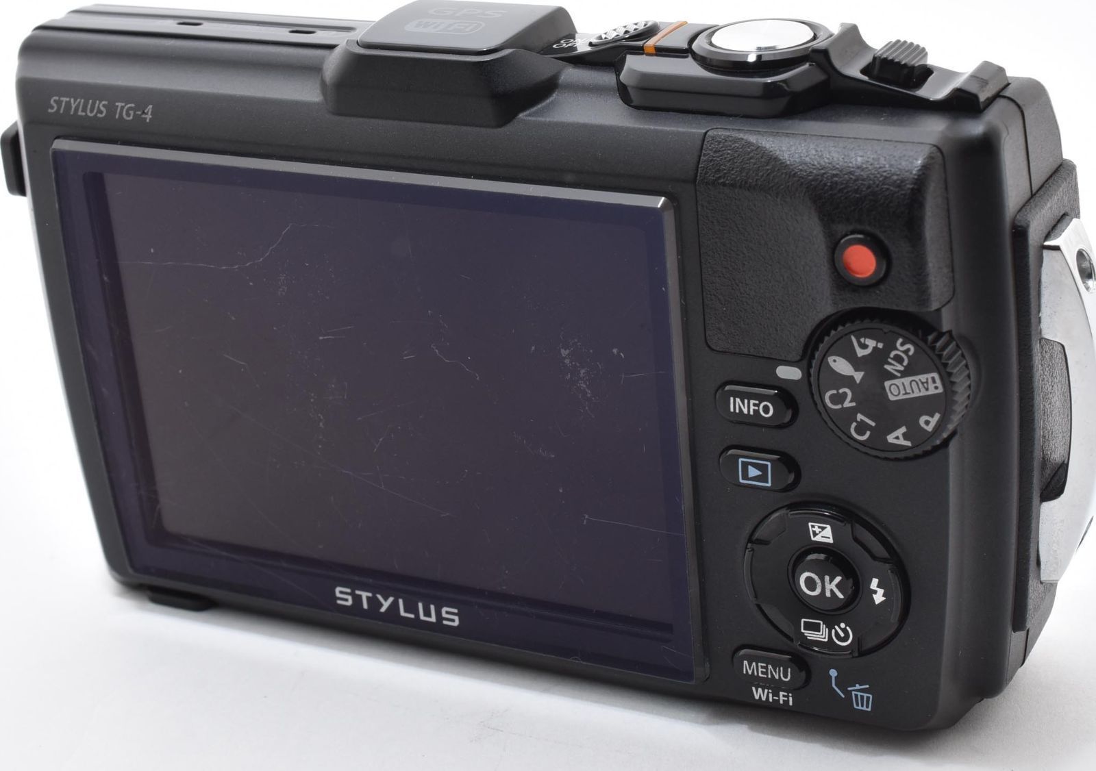 B18[7276]7 オリンパス OLYMPUS Tough TG-4 ブラック 【レンズバリア付き】