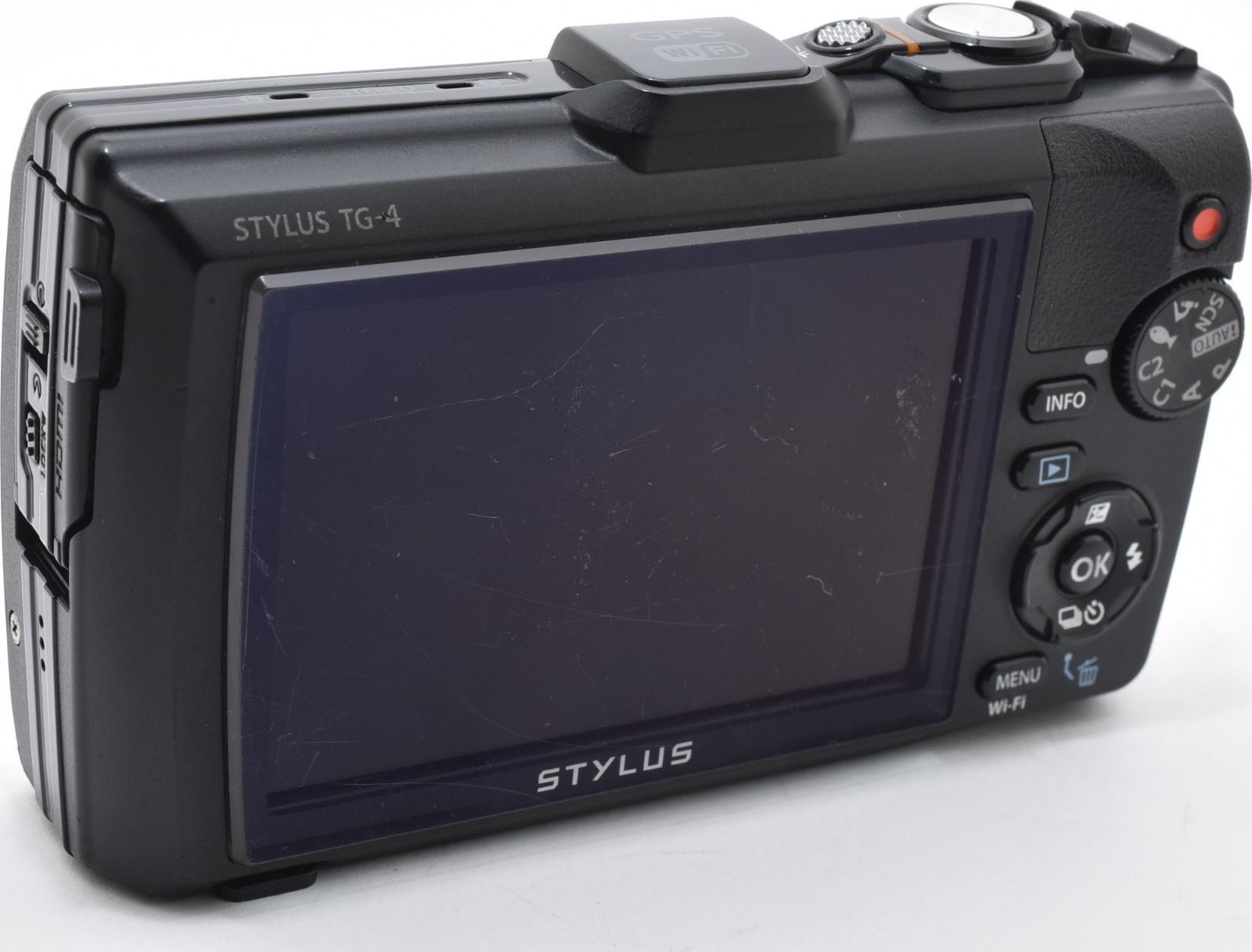 B18[7276]7 オリンパス OLYMPUS Tough TG-4 ブラック 【レンズバリア付き】