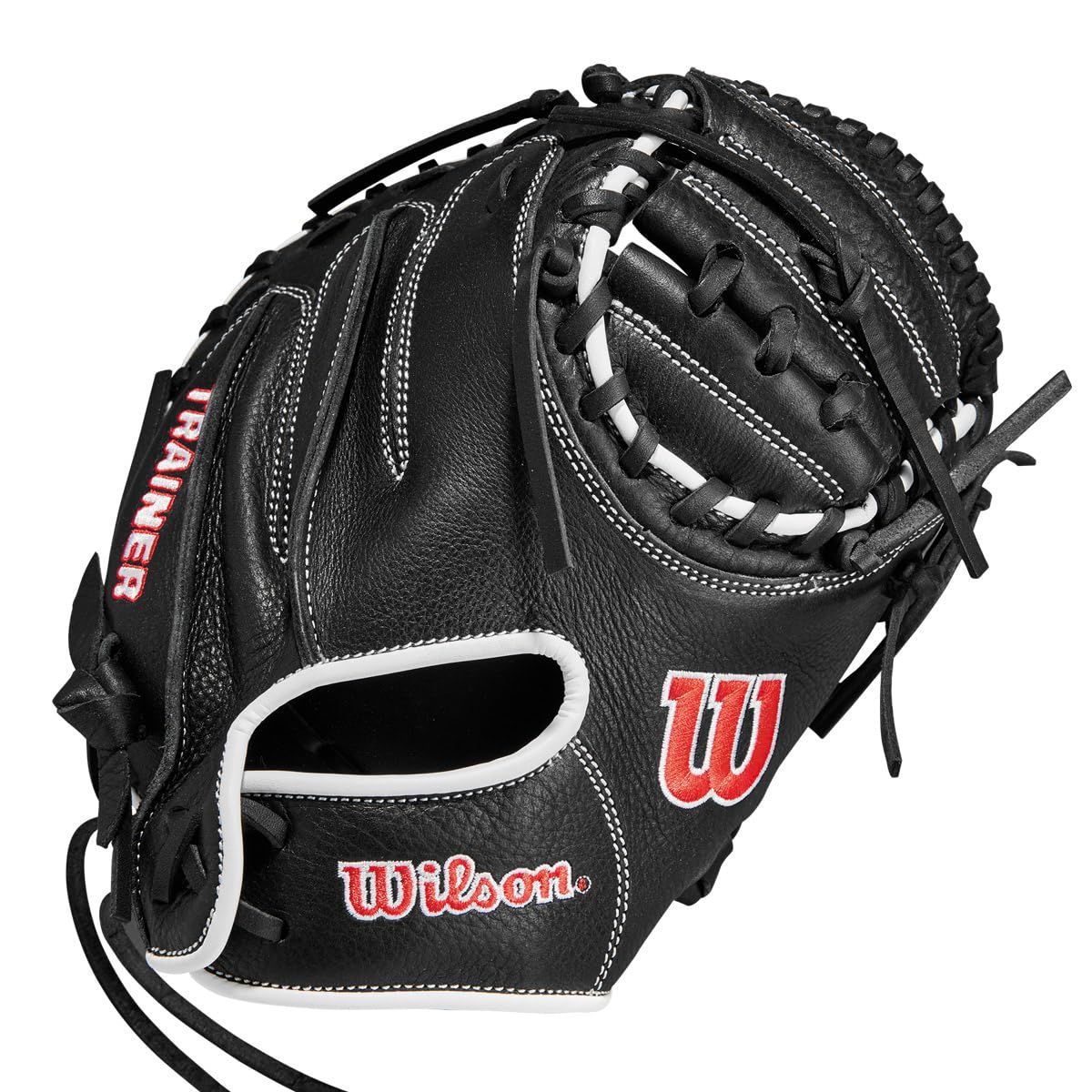 新品 Wilson(ウイルソン) 硬式野球用グラブ TRAINER (トレーナー) トレーニング用 捕手用 ブラック WBW103189/WBW10099630