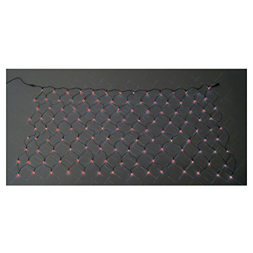 新品 ジェフコム LEDクロスネット 2m×2m 赤・赤 SJ-N20-RR