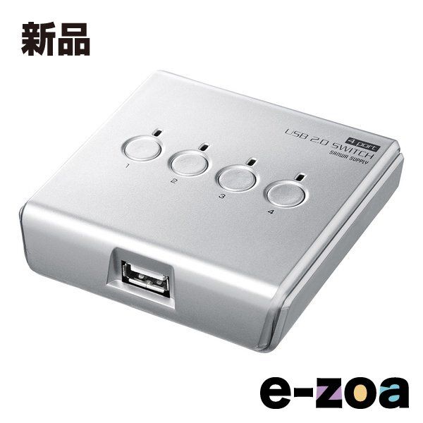SANWA SUPPLY サンワサプライ USB2.0手動切替器 4:1 SWUS24N (2465547)