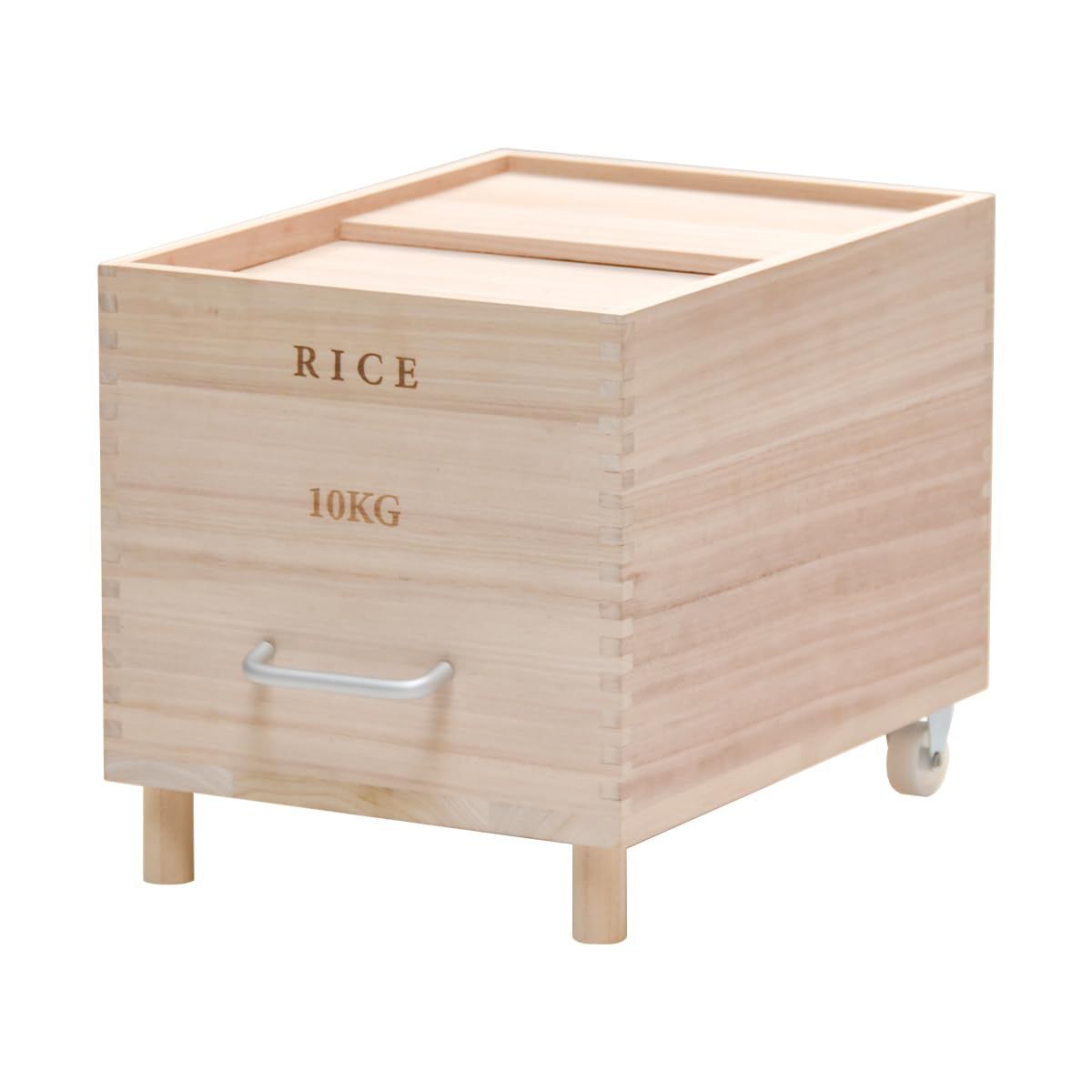 新品 キャスター付き米びつ Rice10kg