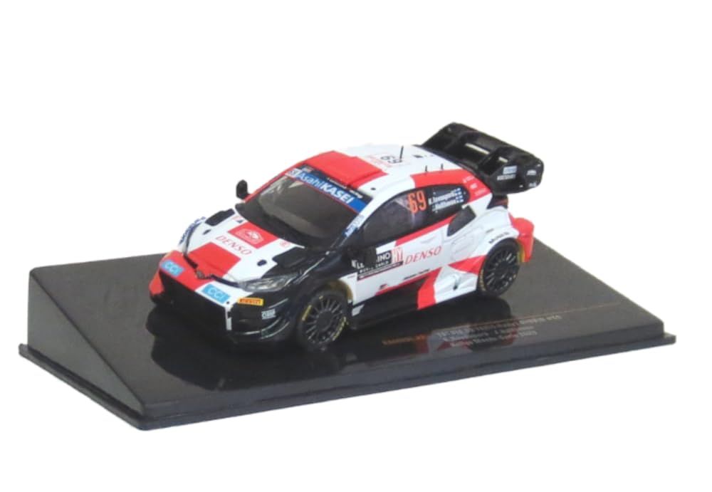 新品 イクソ 1/43 トヨタ GR ヤリス ラリー1 2023 モンテカルロ ラリー #69 K.ロバンペラ/J.ハルットゥネン