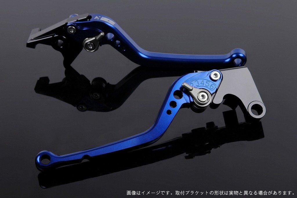 新品 SSK スピードラ アジャストレバーセット スタンダードロング レバー本体カラー:ブルー アジャスターカラー:チタン HONDA ADV150 KF38