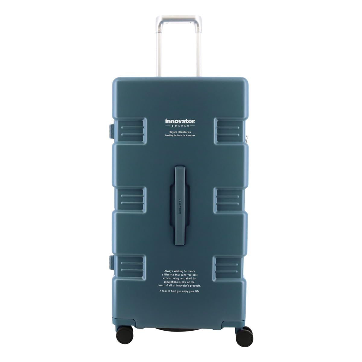 新品 [イノベーター] スーツケース CARRY WAGON IW88 軽量 85L 78cm 4.3kg キャリーケース キャリーバッグ TSAロック搭載 2年 FJORD BLUE