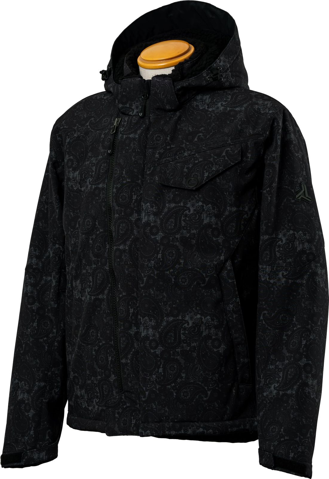 新品 [アーバニズム] バイク用ジャケット アーバンソフトシェルジャケット メンズ PAISLEY BLACK L