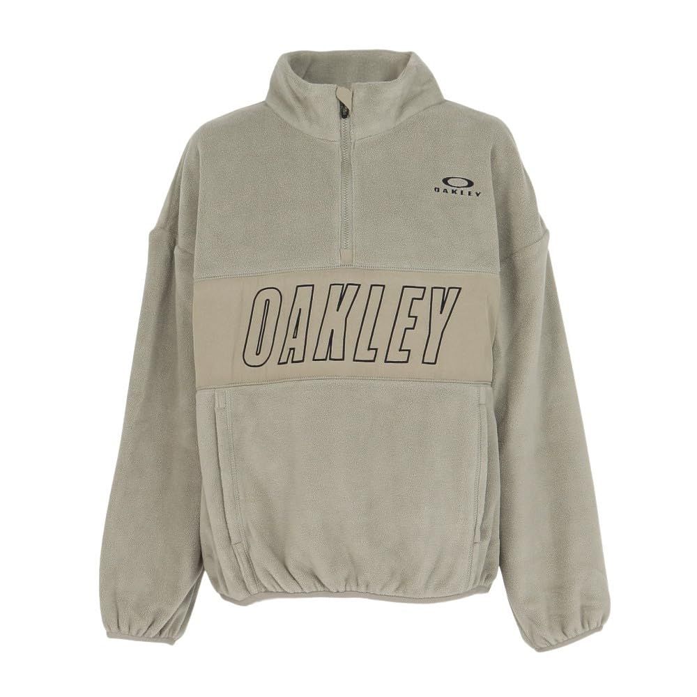 新品 Oakley (オークリー) フリース FOA408324 YTR MICRO FLEECE HZ 10.0 ユニセックス子供 (7C9) BOULDER GREEN (グリーン) US S サイズ (日本 S 140cm相当) 軽量 保温 ハーフジップ
