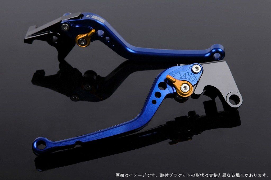 新品 SSK スピードラ アジャストレバーセット スタンダードロング レバー本体カラー:ブルー アジャスターカラー:ゴールド HONDA ADV150 KF38