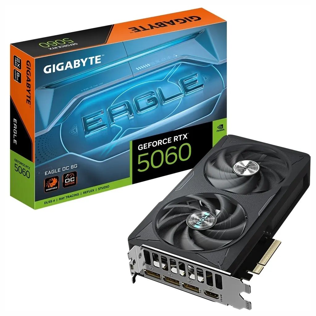 【中古】グラフィックボード 【当店14日返金保証】 GV-N5060EAGLE OC-8GD (メーカー整備品)