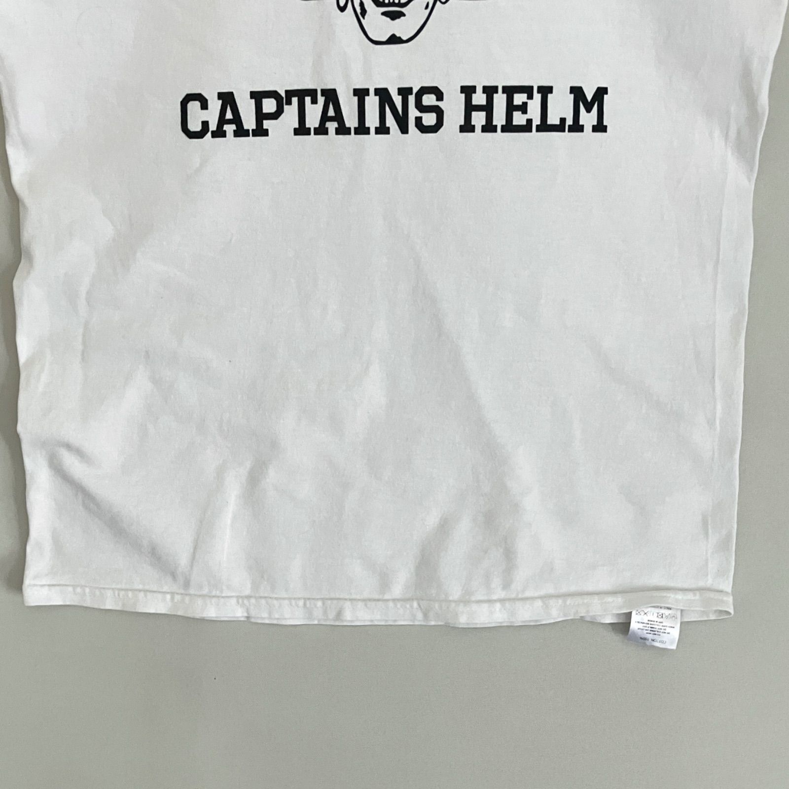 激レア キャプテンズヘルム オックスフォード シャツ ラリー スミス カスタム キャプテンズヘルム/CAPTAINS HELM☆海賊フェイス×SUPPORT YOUR LOCAL