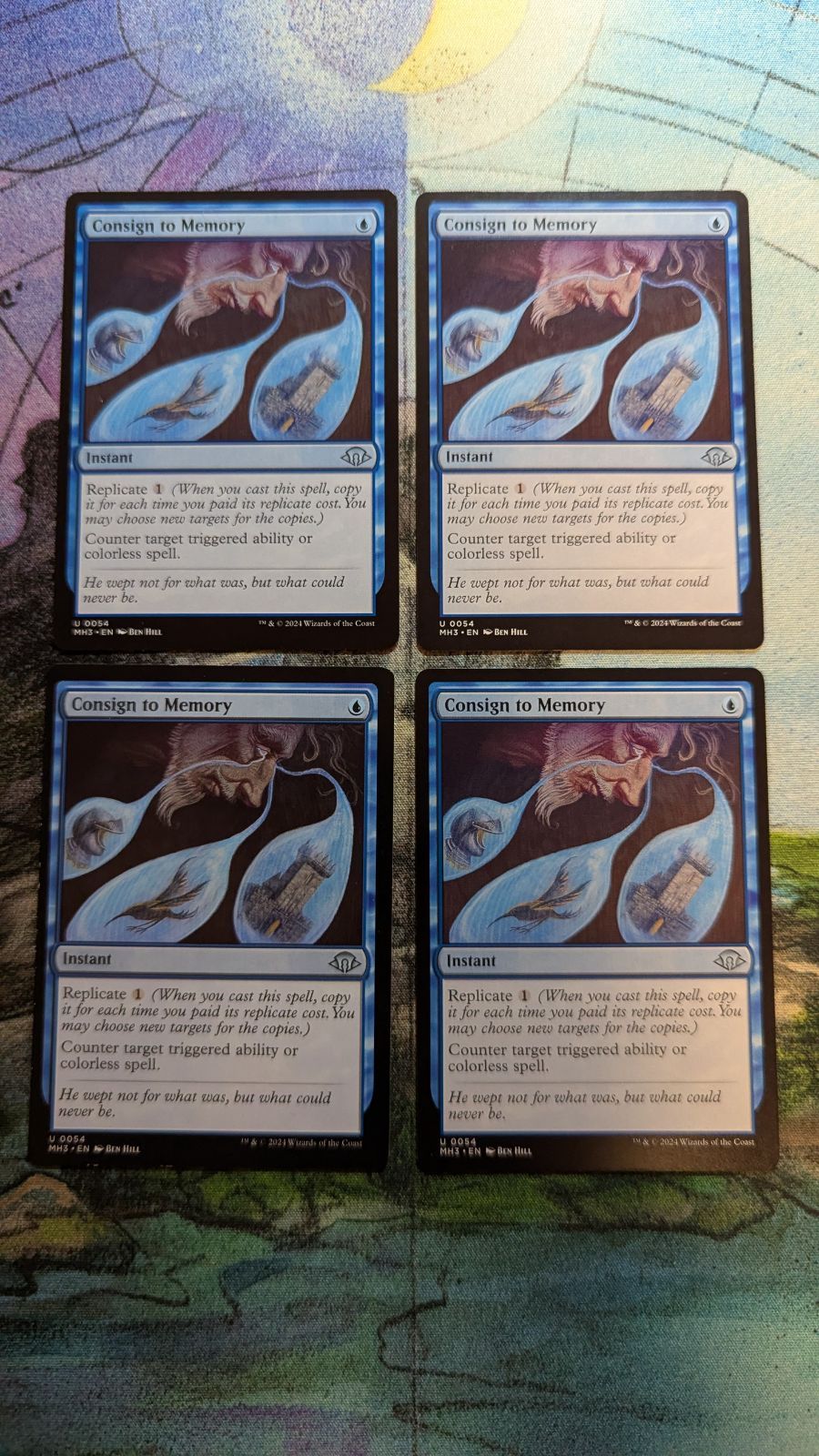 【foil】記憶への放逐　英語　4枚セット MTG 記憶への放逐 英語4枚 まとめ売り 記憶への放逐 4枚