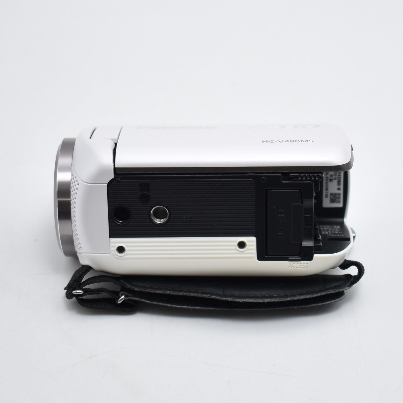 B#12004 パナソニック HDビデオカメラ V480MS 32GB 高倍率90倍ズーム ホワイト HC-V480MS-W