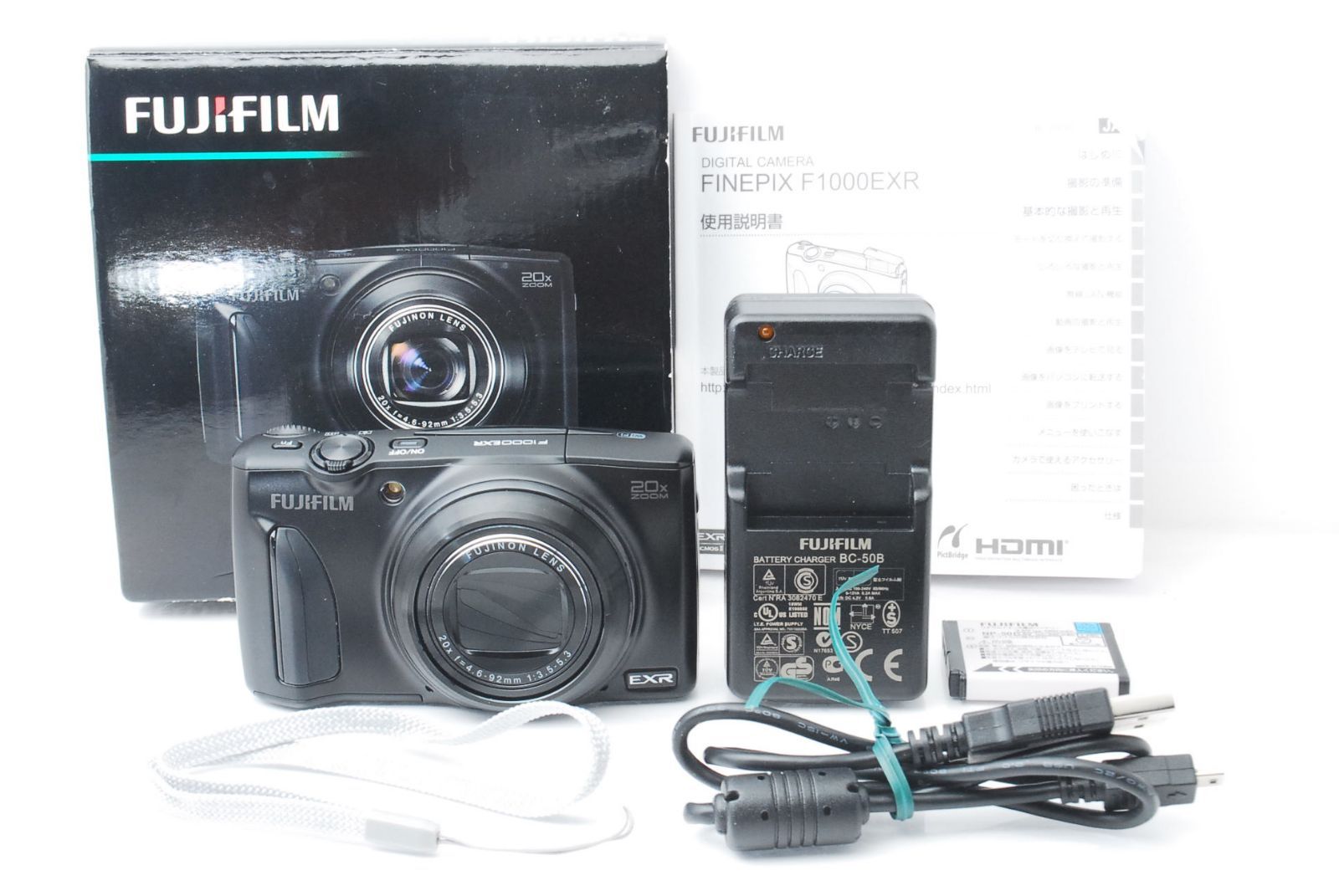 ファインピックス F1000EXR ブラック(1台) フジフイルム FinePix F1000EXR ブラック | コンパクトデジタルカメラ
