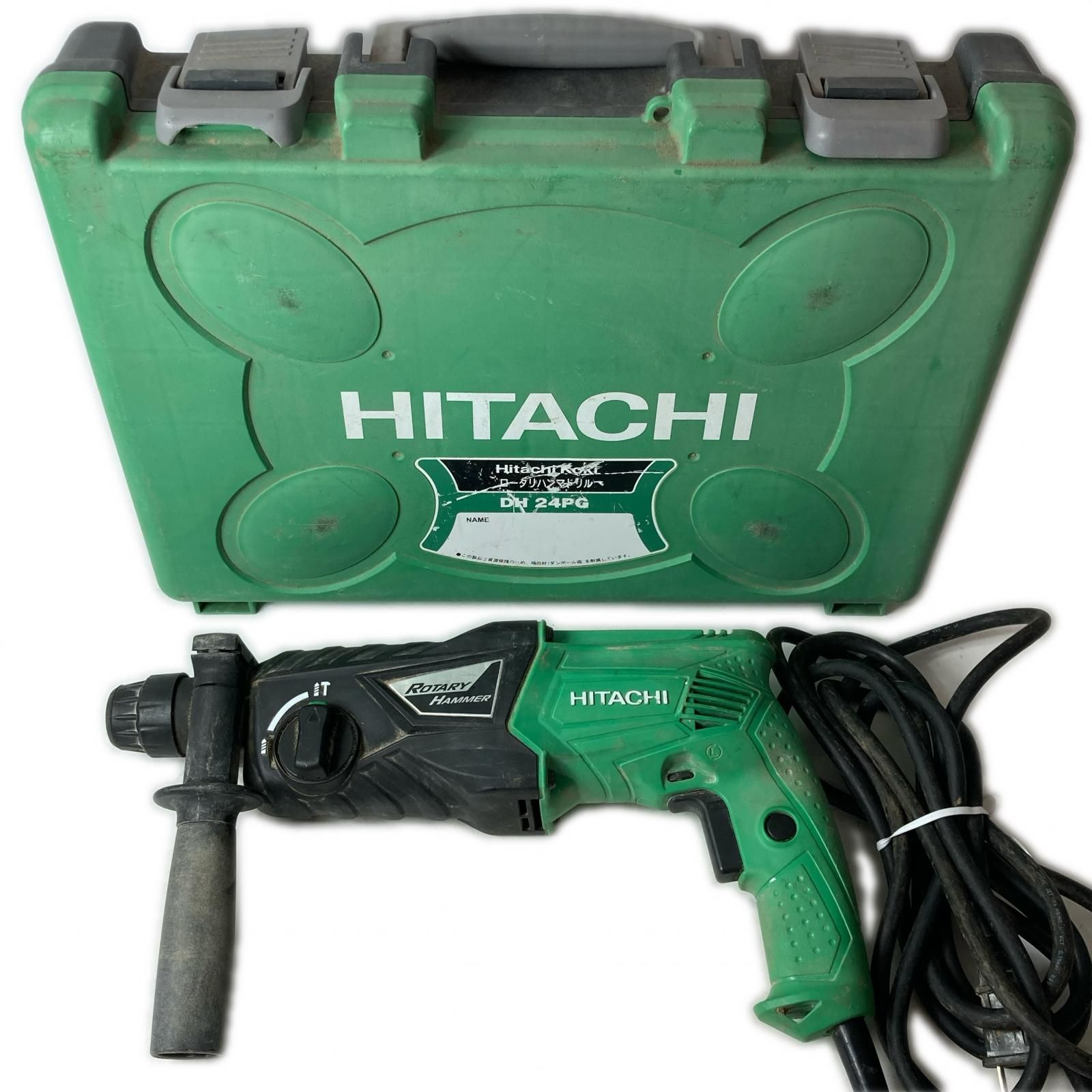 HITACHI 日立 ハンマドリル コード式 24mm 100v DH24PG グリーン 