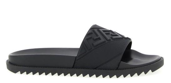 (新品) FENDI フェンディ メンズ FF ラバー スリッパ サンダル 57,195円