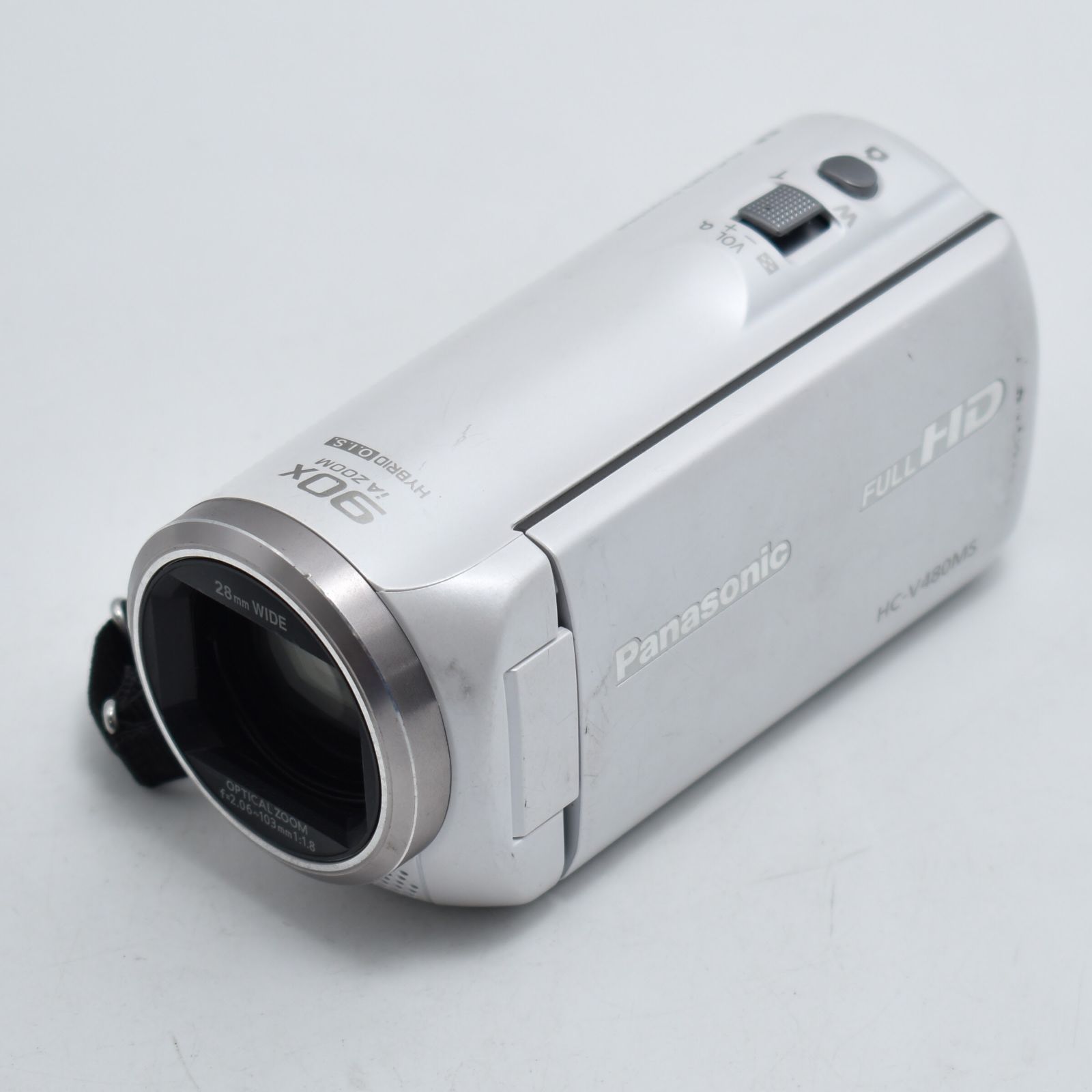 B#12374 パナソニック HDビデオカメラ V480MS 32GB 高倍率90倍ズーム ホワイト HC-V480MS-W B#12374 パナソニック HDビデオカメラ V480MS 32GB 高倍率90倍ズーム ホワイト HC-V480MS-W