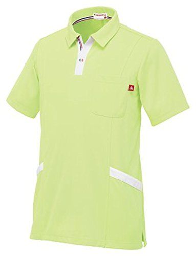 新品 介護ユニフォーム ニットシャツ 男女兼用 ルコック ワカクサ サイズ:5L UZL3032-6